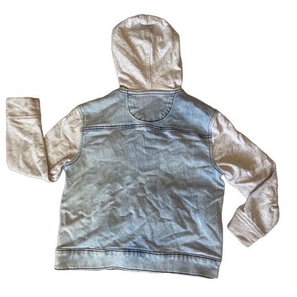 Art Class Denim Vest Jacket Hoodie (6/7) Small - Picture 2 of 7